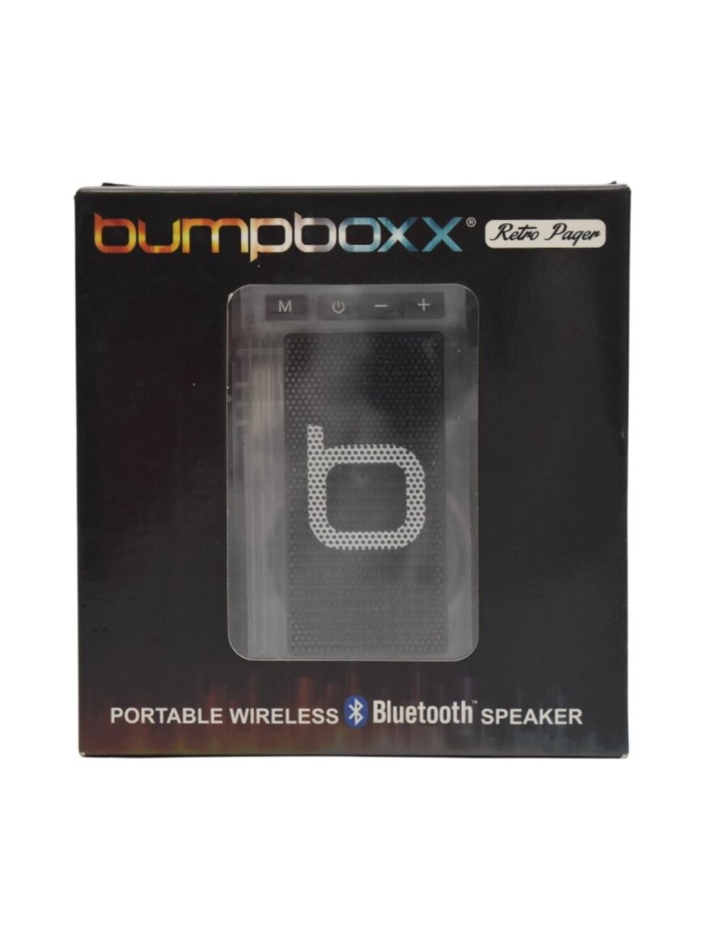 Bumpboxx Retro Pager Wireless Bluetooth Speaker Portable Clear New